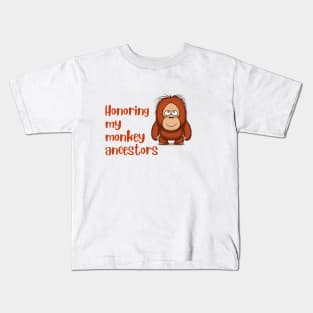 My Ancestor Monkey Kids T-Shirt